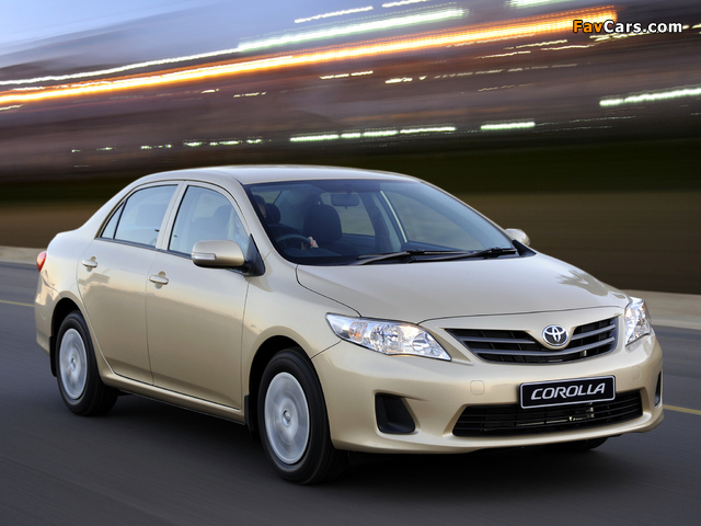 Toyota Corolla ZA-spec 2010 photos (640 x 480)