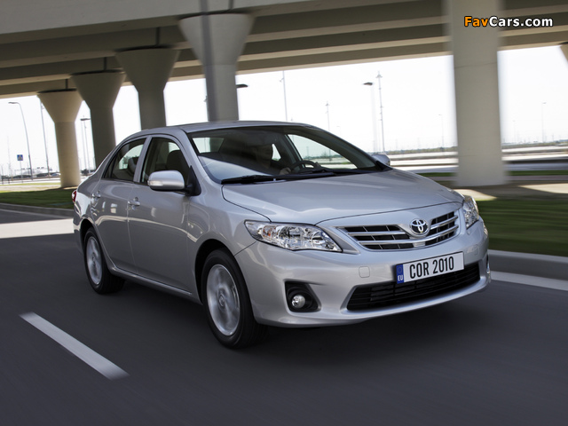 Toyota Corolla EU-spec 2010 photos (640 x 480)