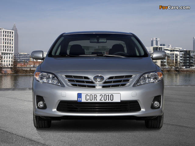Toyota Corolla EU-spec 2010 photos (640 x 480)
