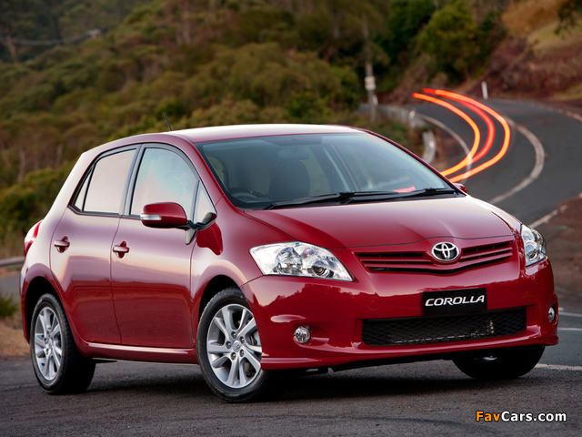 Toyota Corolla Ascent Sport (ZRE152R) 2010 wallpapers (640 x 480)