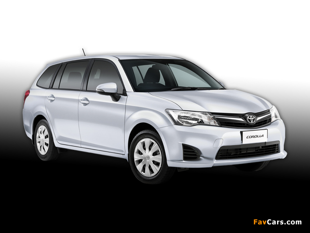 Toyota Corolla GX Wagon NZ-spec 2012 wallpapers (640 x 480)