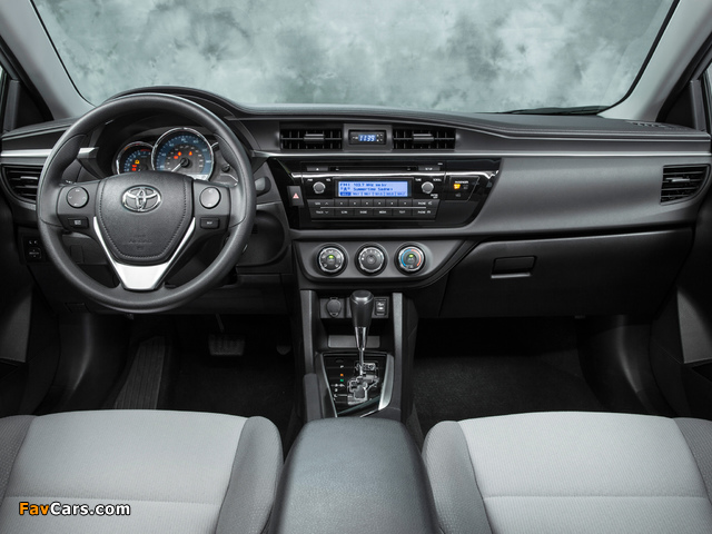 Toyota Corolla L US-spec 2013 photos (640 x 480)