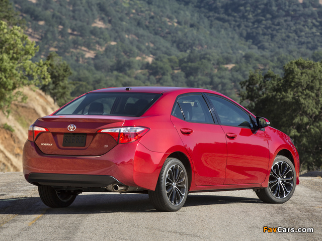 Toyota Corolla S US-spec 2013 pictures (640 x 480)