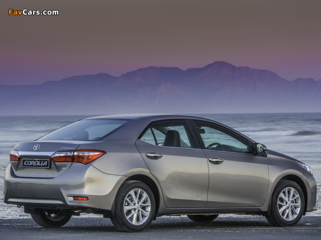 Toyota Corolla ZA-spec 2014 photos (640 x 480)