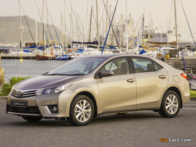 Toyota Corolla ZA-spec 2014 photos (640 x 480)