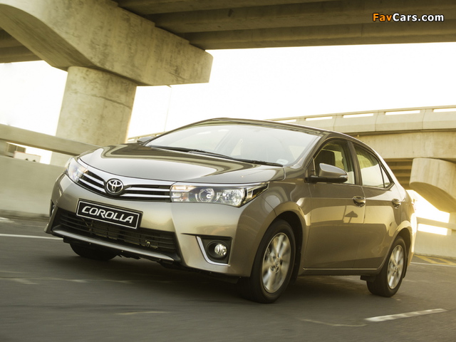 Toyota Corolla ZA-spec 2014 pictures (640 x 480)