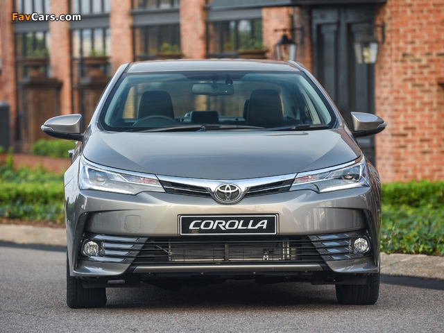 Toyota Corolla ZA-spec 2017 photos (640 x 480)