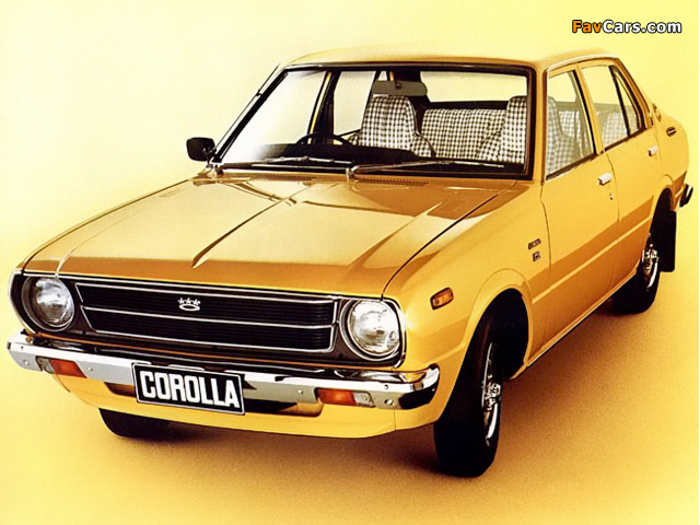 Toyota Corolla 4-door Sedan (E31) 1974–79 wallpapers (640 x 480)