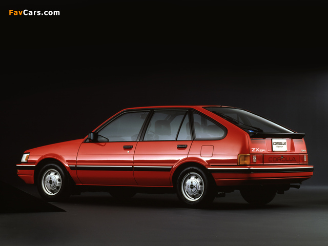 Toyota Corolla 5-door ZX (AE80/AE81) 1985–87 wallpapers (640 x 480)