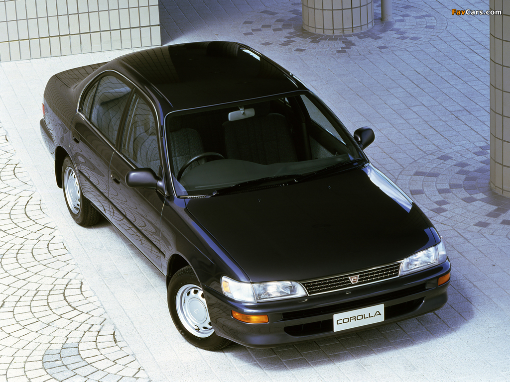 Toyota Corolla JP-spec 1991–95 wallpapers (1024 x 768)