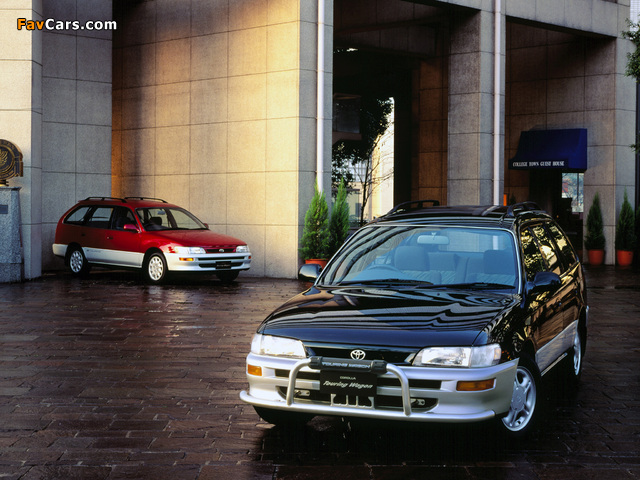 Toyota Corolla Touring Wagon JP-spec 1992–97 wallpapers (640 x 480)
