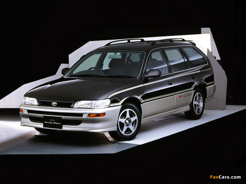 Toyota Corolla Touring Wagon JP-spec 1992–97 wallpapers (800 x 600)