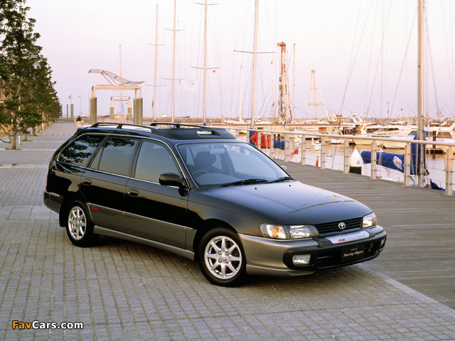 Toyota Corolla Touring Wagon JP-spec 1997–2002 wallpapers (640 x 480)