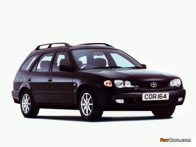 Toyota Corolla Wagon UK-spec 1999–2001 wallpapers (640 x 480)