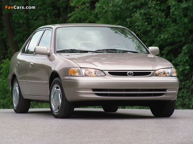 Toyota Corolla Sedan US-spec 1999–2000 wallpapers (640 x 480)