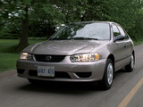 Toyota Corolla Sedan US-spec 2001–02 wallpapers