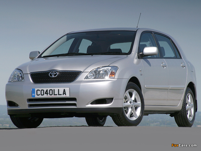 Toyota Corolla 5-door UK-spec 2001–04 wallpapers (800 x 600)