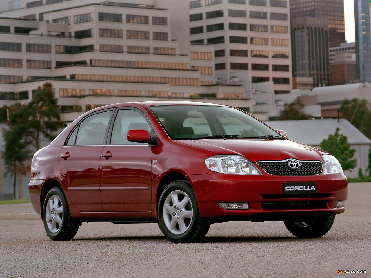 Toyota Corolla Ultima Sedan 2001–04 wallpapers (1280 x 960)