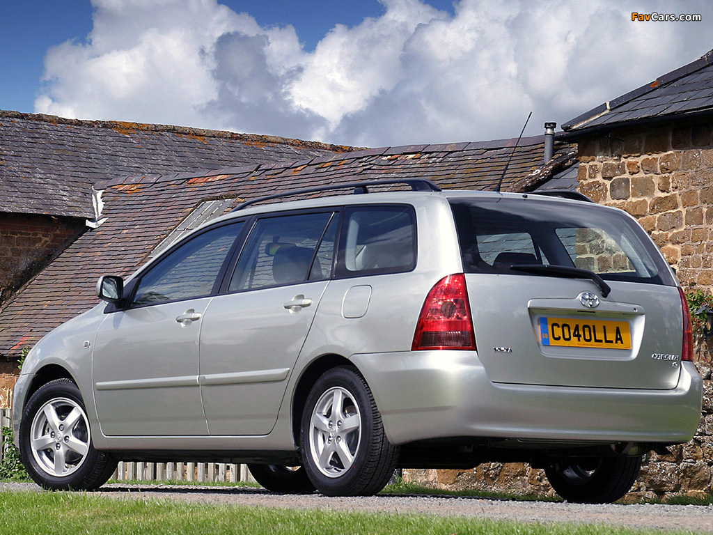 Toyota Corolla Wagon UK-spec 2004–07 wallpapers (1024 x 768)