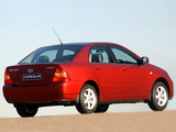 Toyota Corolla Sedan ZA-spec 2004–07 wallpapers