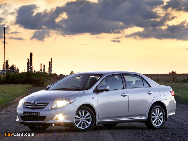 Toyota Corolla ZA-spec 2007–10 wallpapers (640 x 480)