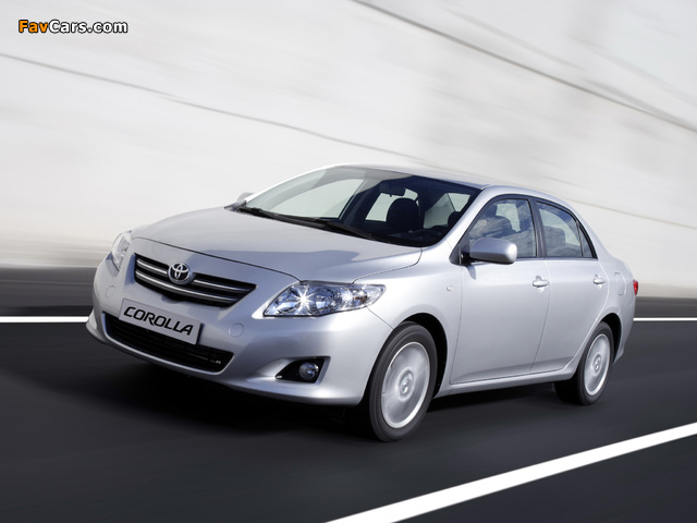 Toyota Corolla EU-spec 2007–10 wallpapers (640 x 480)