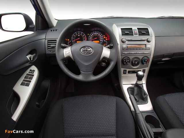 Toyota Corolla XRS US-spec 2008–10 wallpapers (640 x 480)