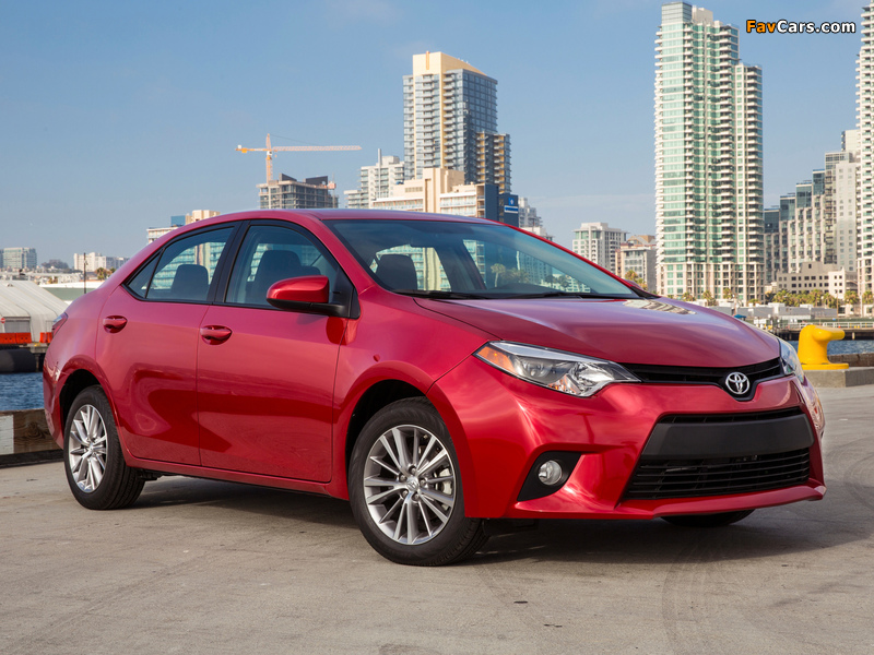 Toyota Corolla LE US-spec 2013 wallpapers (800 x 600)