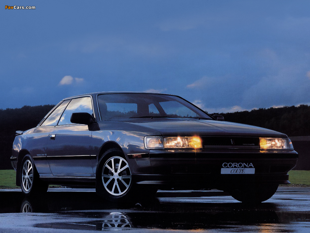 Pictures of Toyota Corona Coupe 2.0 GT-R (ST162) 1985–89 (1024 x 768)
