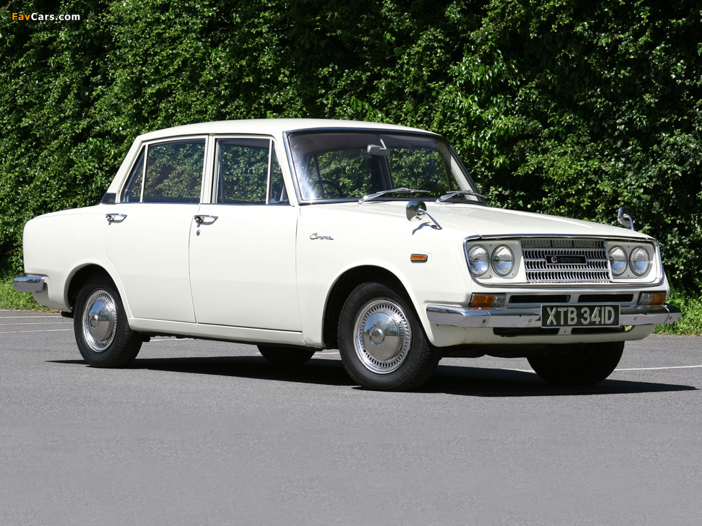 Toyota Corona Sedan UK-spec (RT40) 1965–69 pictures (1024 x 768)