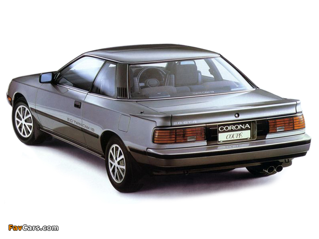 Toyota Corona Coupe 2.0 GT-R (ST162) 1985–89 images (640 x 480)