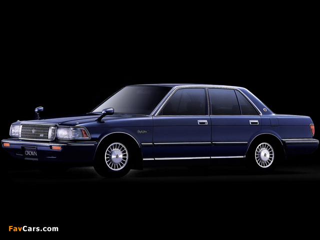 Images of Toyota Crown Royal Saloon G 3.0 Sedan (MS137) 1987–91 (640 x 480)