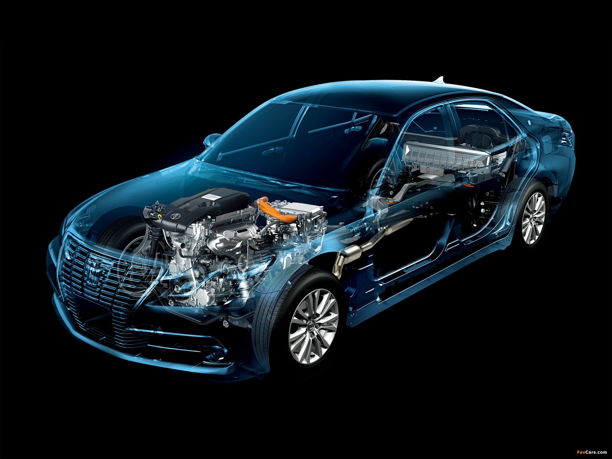 Images of Toyota Crown Hybrid Royal Saloon (S210) 2012 (2048 x 1536)