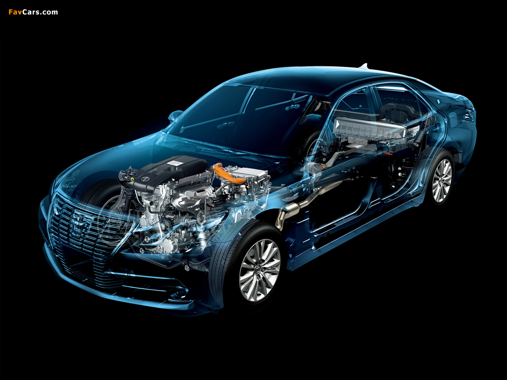 Images of Toyota Crown Hybrid Royal Saloon (S210) 2012 (1024 x 768)