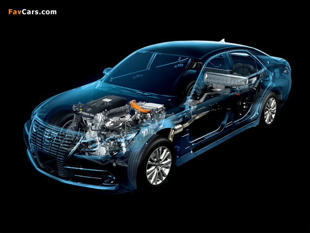 Images of Toyota Crown Hybrid Royal Saloon (S210) 2012 (640 x 480)