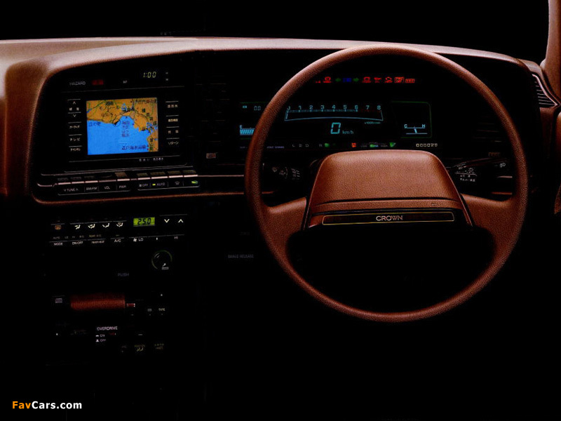 Pictures of Toyota Crown Royal Saloon G 3.0 Hardtop (MS137) 1987–91 (800 x 600)