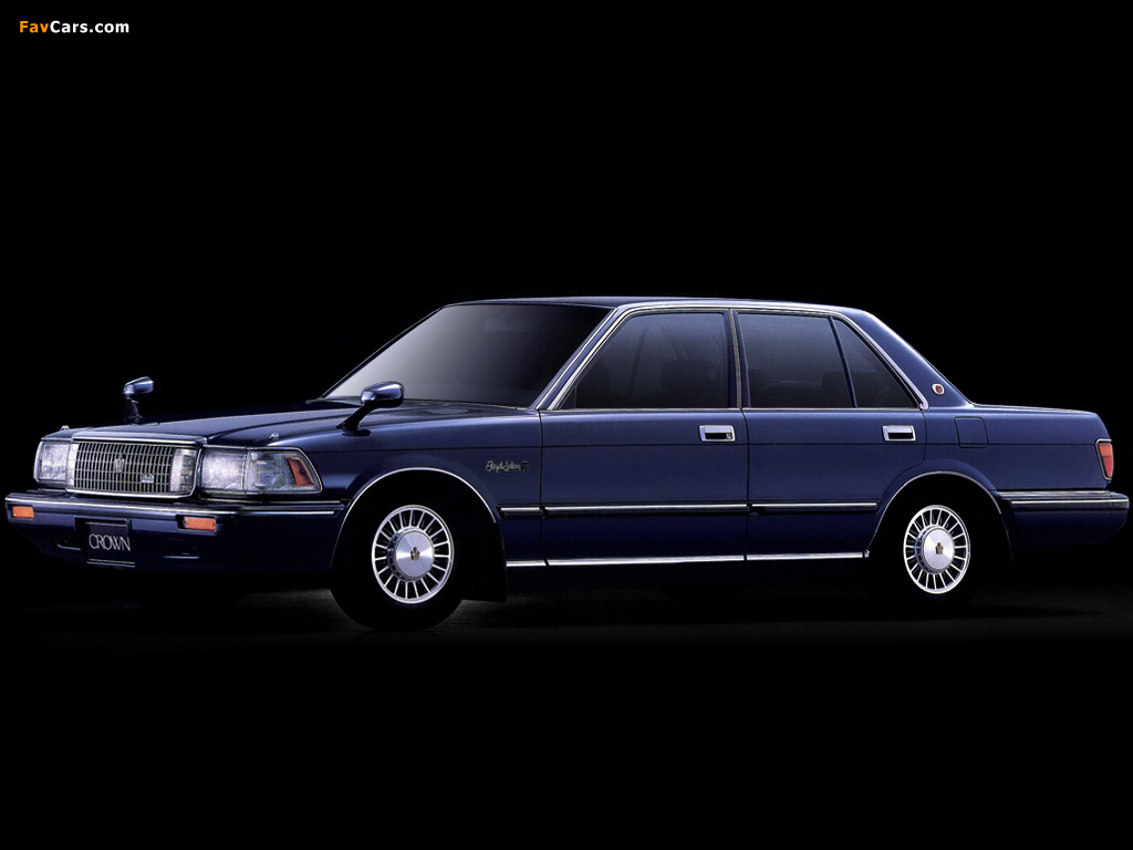 Pictures of Toyota Crown Royal Saloon G 3.0 Sedan (MS137) 1987–91 (1024 x 768)