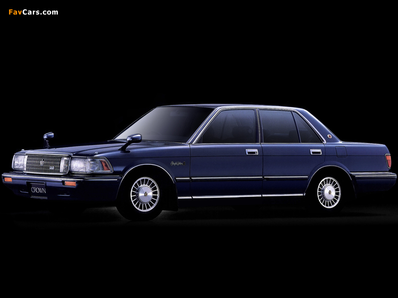 Pictures of Toyota Crown Royal Saloon G 3.0 Sedan (MS137) 1987–91 (800 x 600)