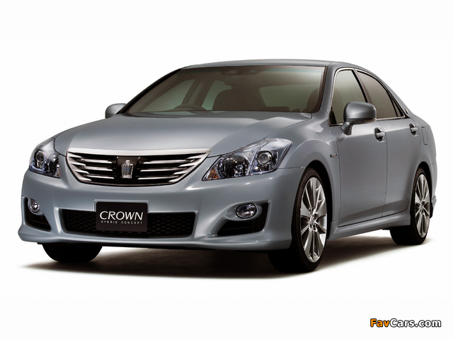 Toyota Crown Hybrid Concept (GWS204) 2007 wallpapers (640 x 480)