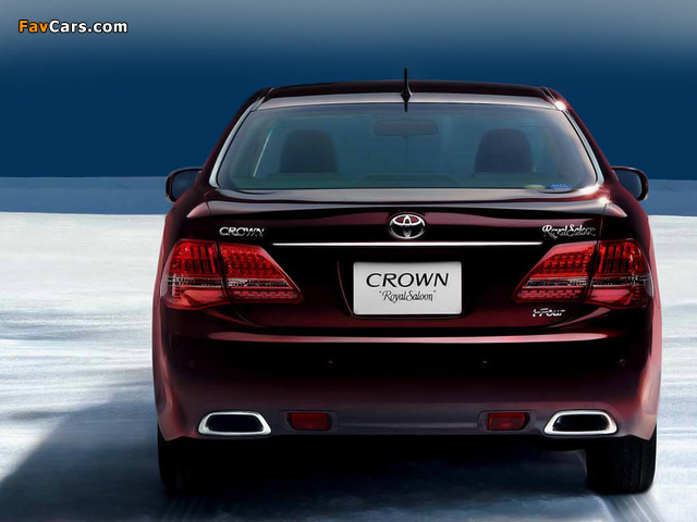 Toyota Crown Royal Saloon (S200) 2008–10 pictures (640 x 480)