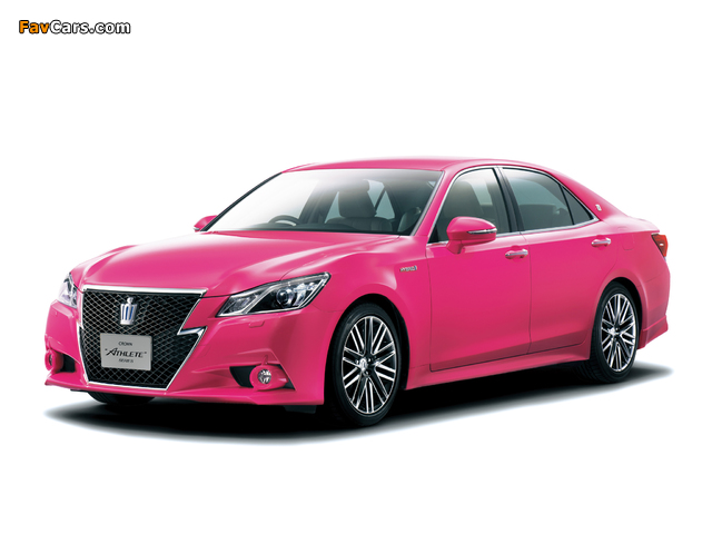 Toyota Crown Hybrid Athlete G ReBORN PINK (S210) 2013 wallpapers (640 x 480)