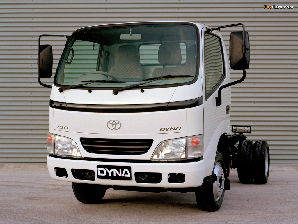 Toyota Dyna 150 Chassis Cab AU-spec 2001–02 wallpapers (1024 x 768)