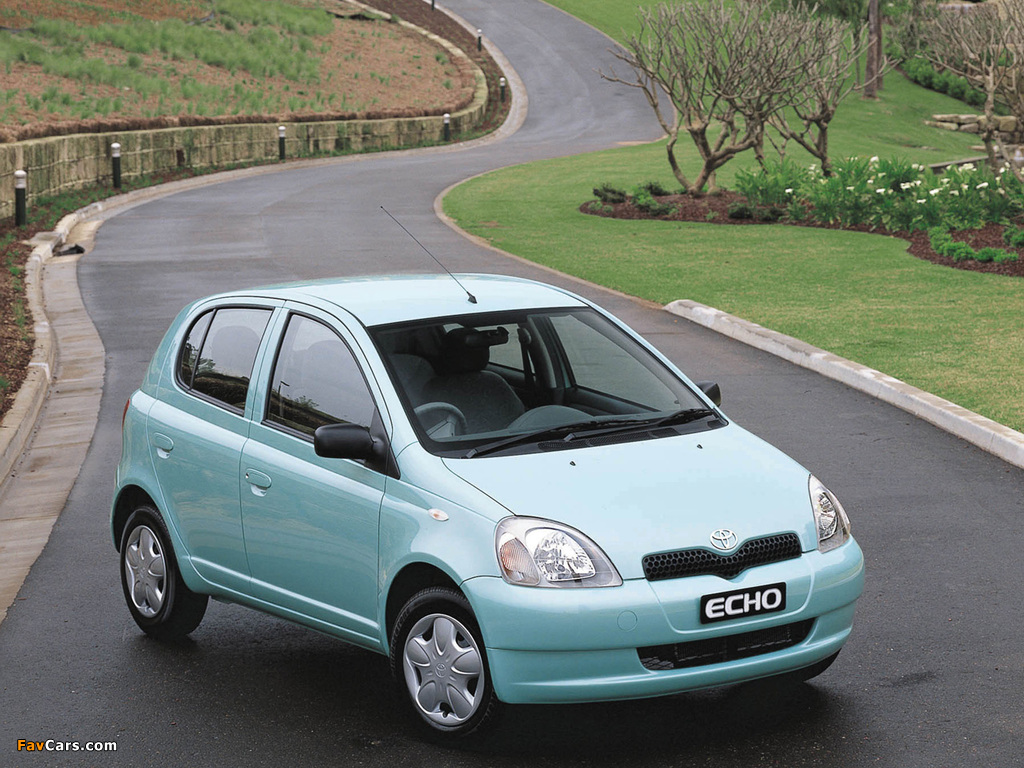 Toyota Echo 5-door AU-spec 1999–2003 wallpapers (1024 x 768)