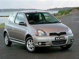 Toyota Echo Sportivo 3-door 2001–03 wallpapers