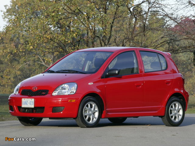 Toyota Echo RS 5-door 2003–05 pictures (640 x 480)