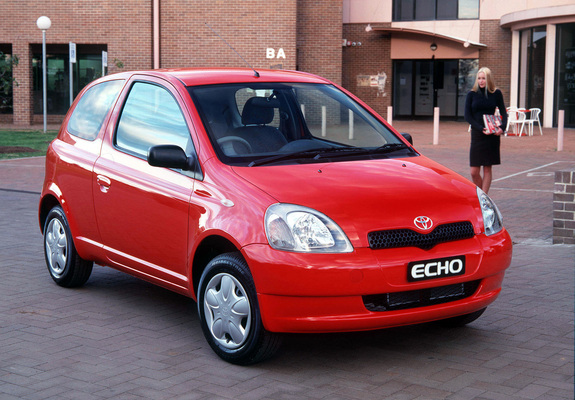 Toyota Echo 3-door AU-spec 1999–2003 wallpapers