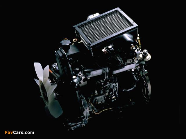 Photos of Engines  Toyota 1KZ-TE (640 x 480)