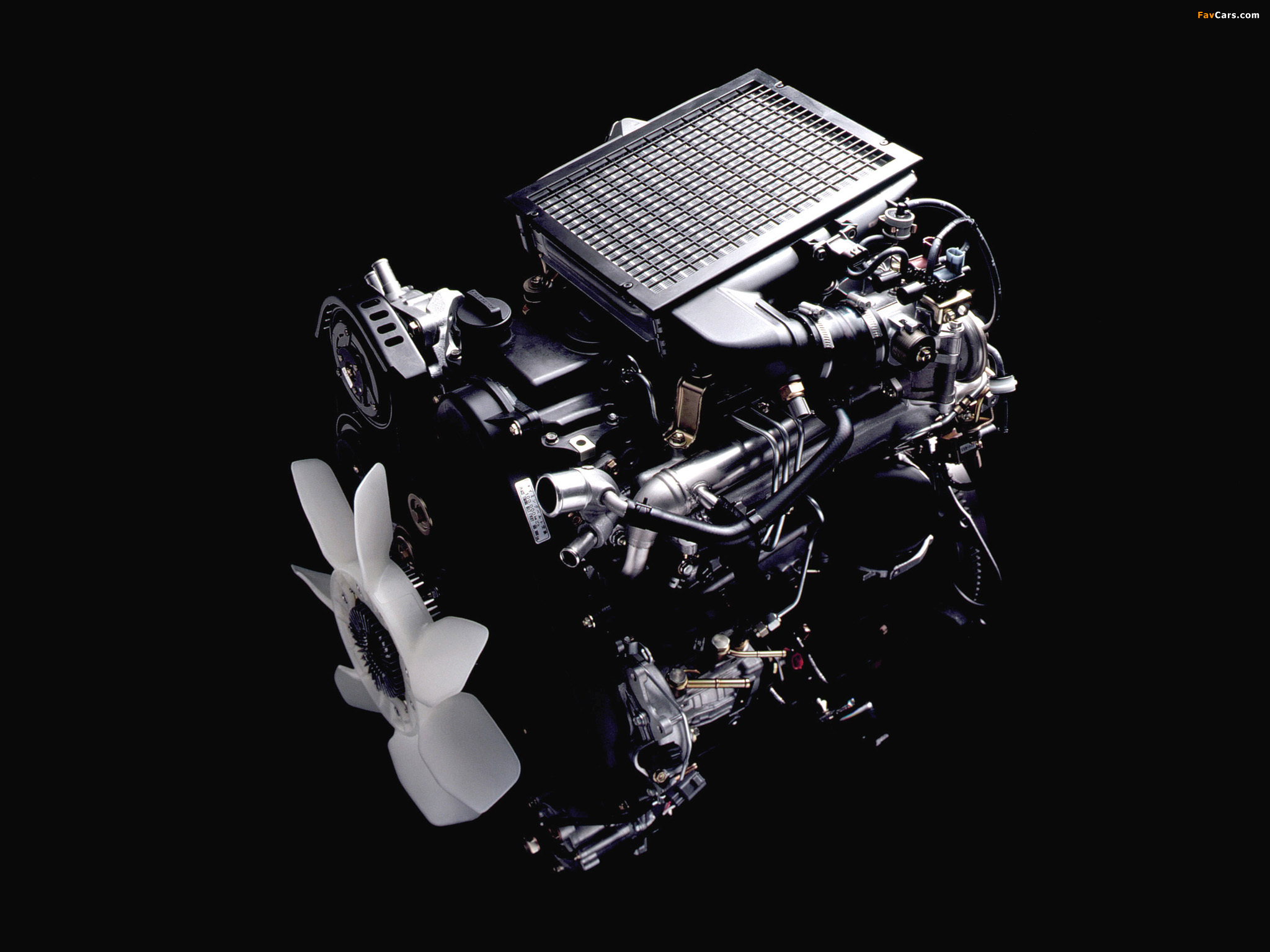 Engines  Toyota 1KZ-TE photos (2048 x 1536)