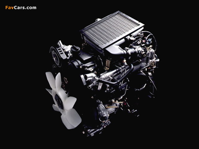 Engines  Toyota 1KZ-TE photos (640 x 480)