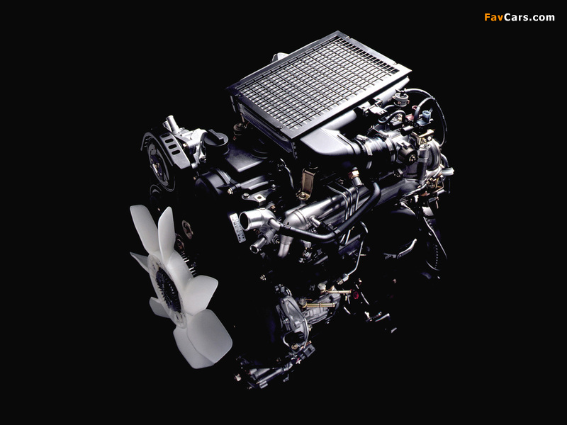 Engines  Toyota 1KZ-TE photos (800 x 600)